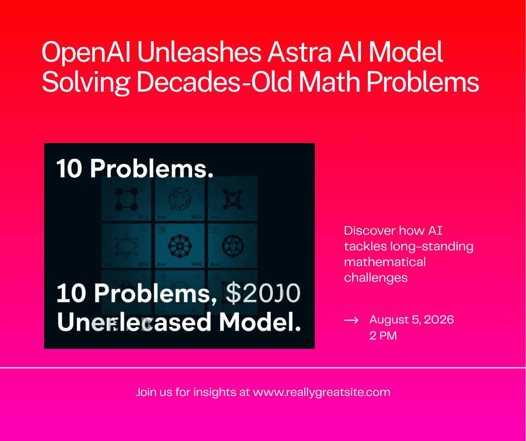 OpenAI's Astra Solved 10 Open Math Problems for $2,000