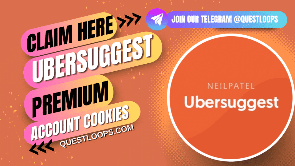 Ubersuggest Premium Account Cookies 2024