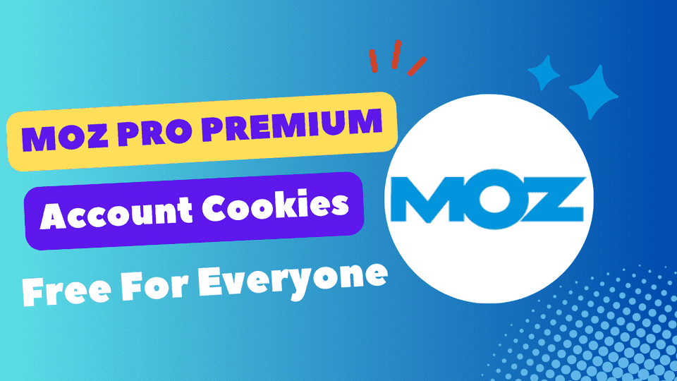 Moz Pro premium account cookies